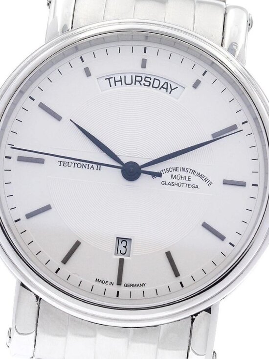 Muhle Glashutte Teutonia M1-33-60 Day date Silver Dial Automatic Men\'s_903292 main image 6